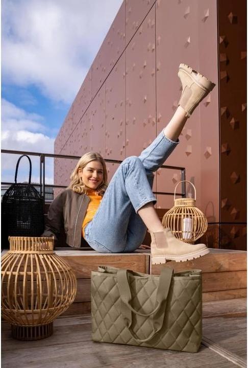 Produktbild reisenthel Tasche Classic Shopper L Rhombus Olive