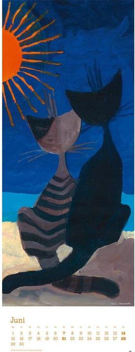 Image du produit Rosina Wachtmeister Vertical Kalender 2026 (24,5 x 69 cm, Couverture rigide, Allemand)