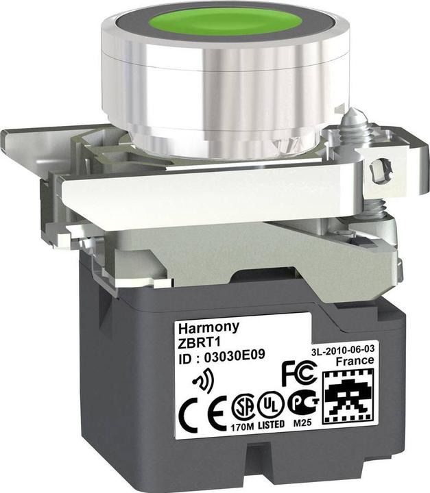 Actual product image Schneider Electric Transmitter head ZB4R green