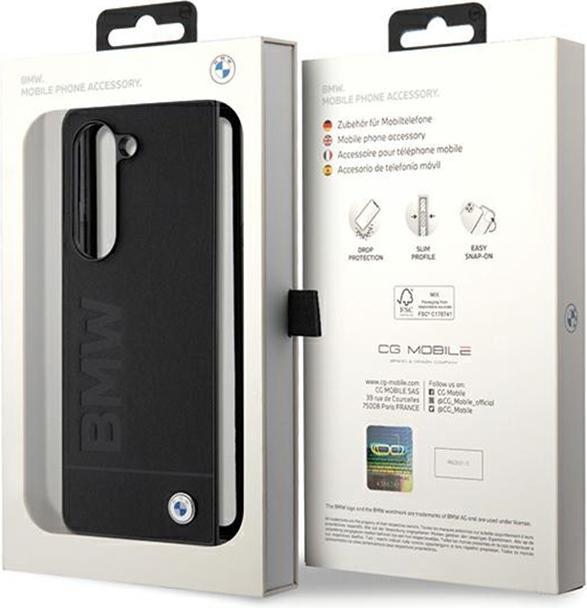 Produktbild BMW BMHCZFD5SLLBK Z Fold5 F946 czarny/black hardcase Signature Logo Imprint (Samsung Galaxy Z Fold5)