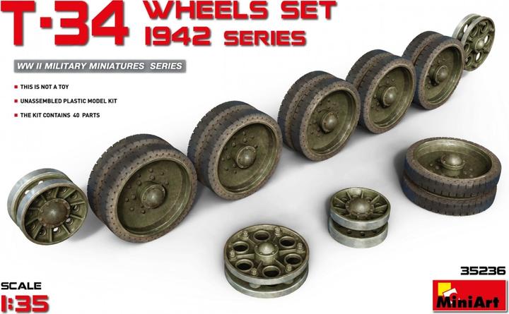 Produktbild Mini art T-34 Wheels Set.1942 Series