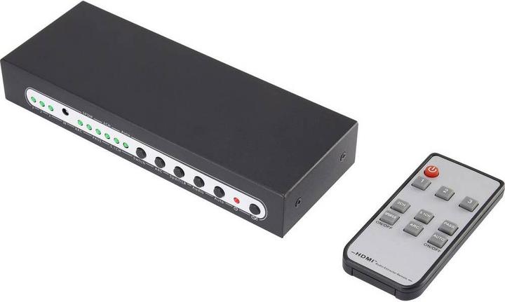 Image du produit SpeaKa Professional Commutateur 3 ports Ultra HD HDMI avec extracteur audio
