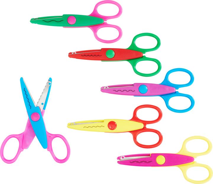 Image du produit VBS Ciseaux à contours, lot de 6 (13.50 cm)