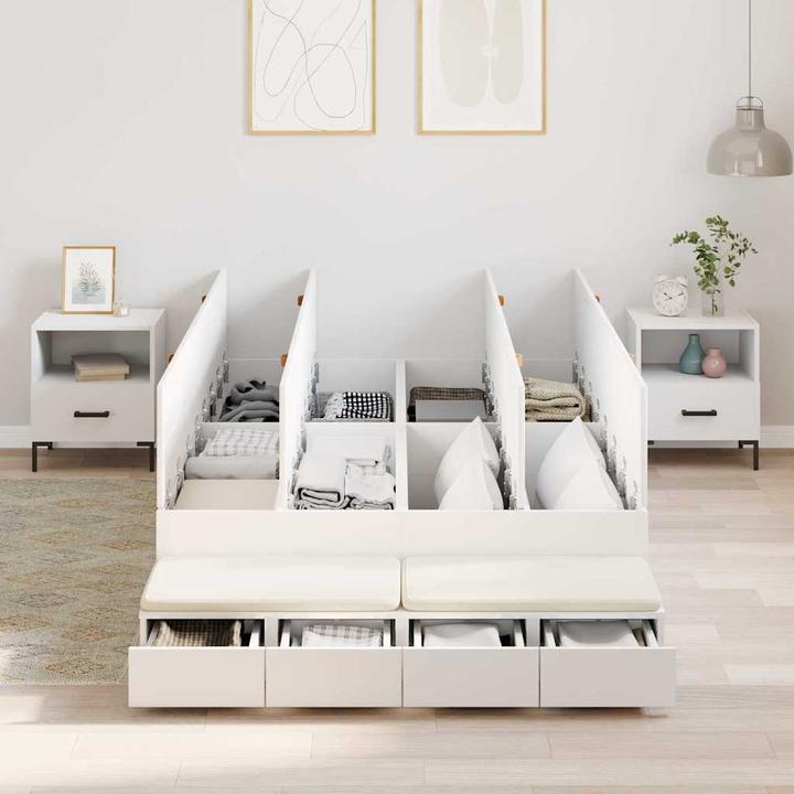 Image du produit vidaXL Lit avec espace de rangement (120 x 190 cm)