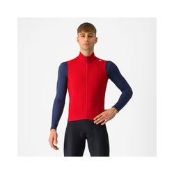 Castelli, Herren, Velojacke, Espresso Vest (L), Rot, L