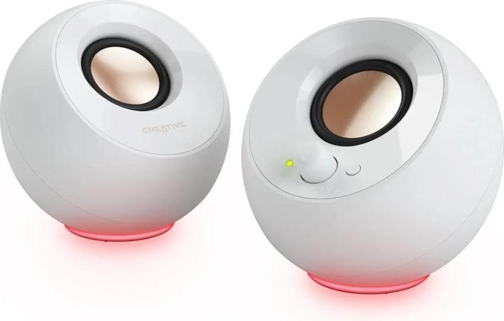 Image du produit Creative Haut-parleur Pebble SE RGB stéréo, blanc