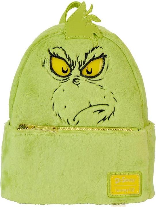 Actual product image Loungefly Dr Seuss by Mini Backpack Grinch Light Up Cosplay