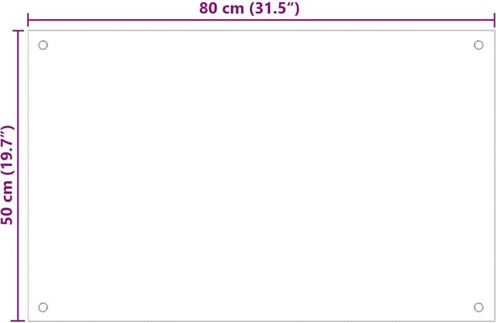 Actual product image vidaXL Küchenrückwand