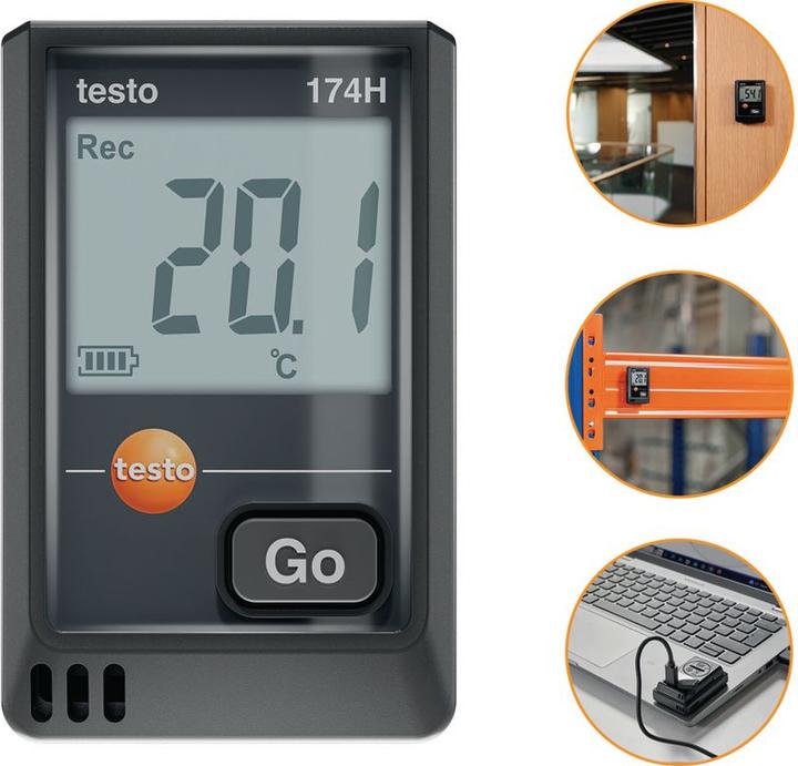 Actual product image Testo Mini data logger 174 H / USB-C