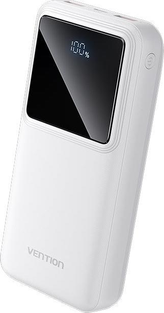 Immagine prodotto Vention Powerbank,, FHLW0, 20000mAh, Micro-USB, USB-C, 2xUSB-A, 22.5W (bianco) (20000 mAh, 22.50 W, 74 Wh)