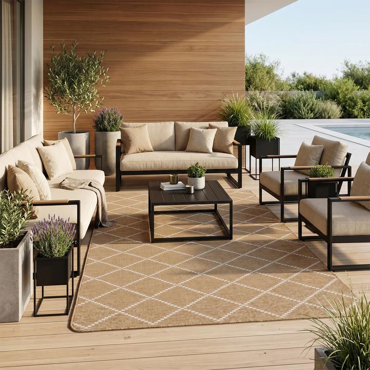 Produktbild Snapstyle In- und Outdoor Teppich Beidseitig Newport Design (200 x 80 cm)