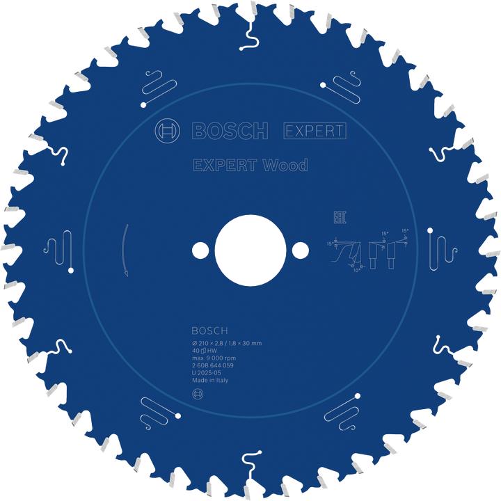 Immagine prodotto Bosch Professional Zubehör Lama circolare Expert per legno, 210 x 30 x 2,8 mm, 40