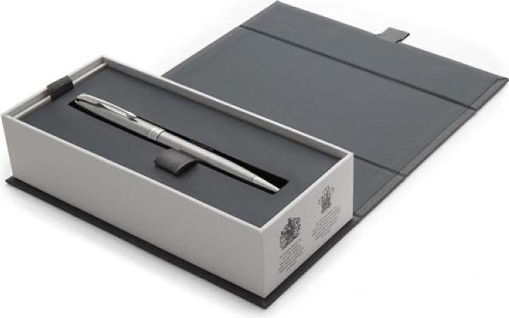 Actual product image Parker Pen Ball pen Sonnet stainless steel P.T. stainless steel finish