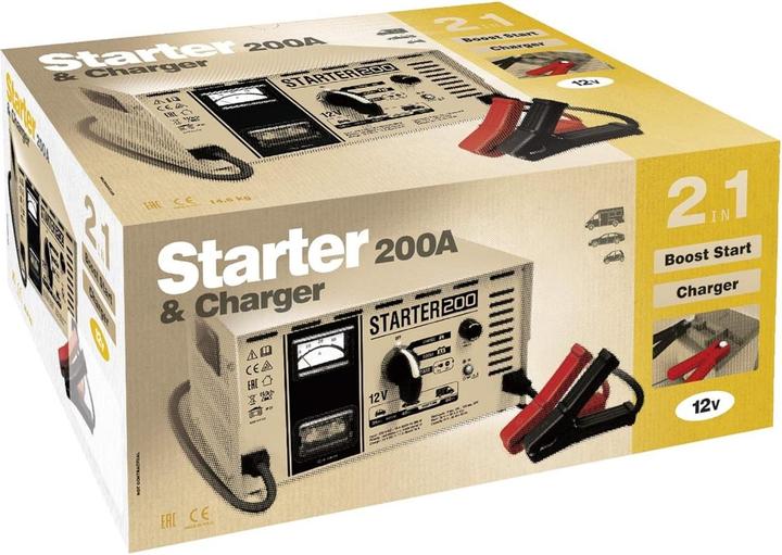 Actual product image GYS Battery charger and starter, START 200 (12V, 6V, 20 A)