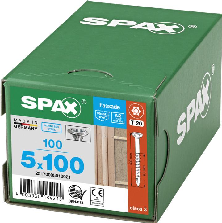 Actual product image Spax A2 Pan Head Fraesrippen T-Star Plus T20 Partially Threaded Cut (100 Screws per piece)