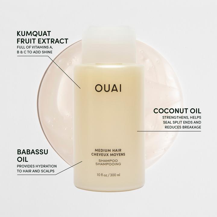 Produktbild Ouai Medium Shampoo (300 ml, Flüssiges Shampoo)