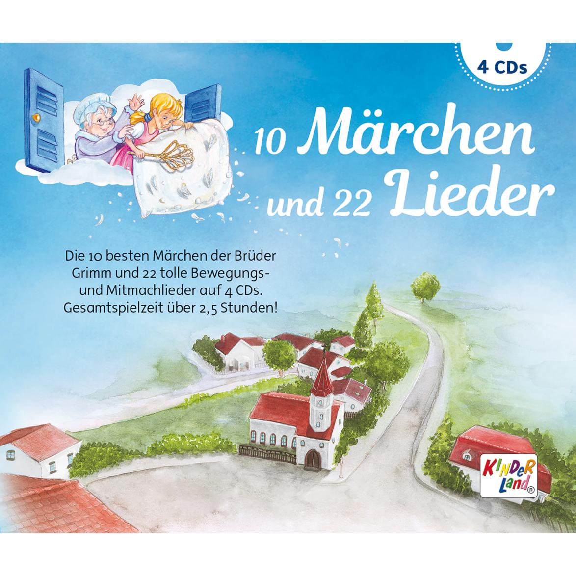 10 Märchen und 22 Lieder, 4 Teile, Hörbücher