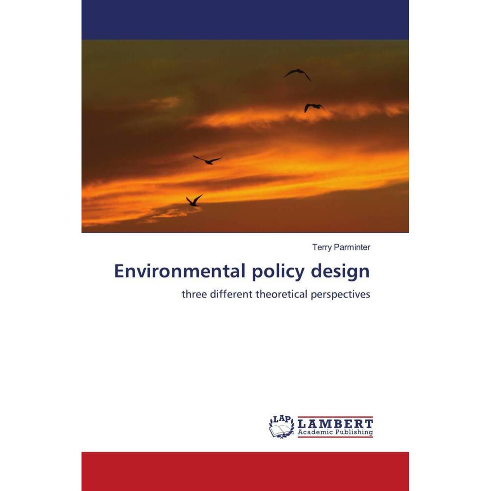Environmental policy design, Fachbücher von Terry Parminter