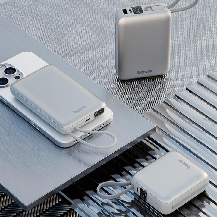 Produktbild Energea PowerBank 4in1 Bazic Fusion Mini 20000mAh cable USB-C/Lightning grey (20000 mAh, 22 W, 22 Wh)