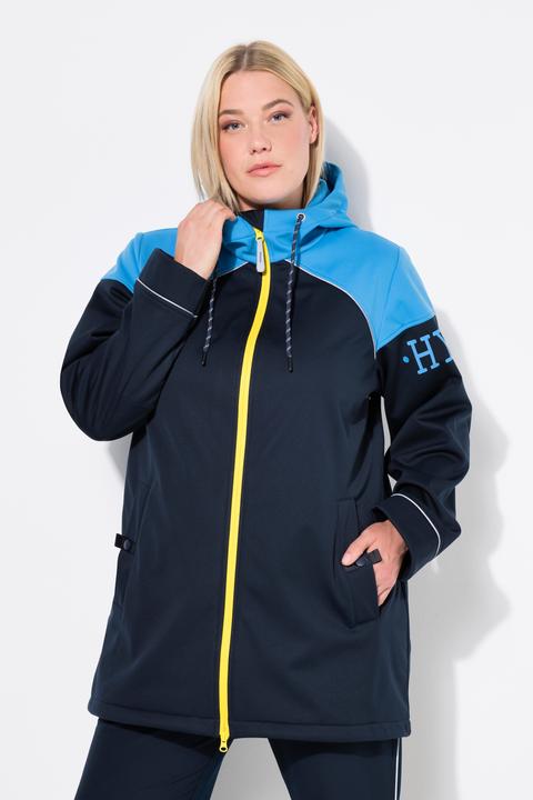 Produktbild Ulla Popken Softshell-Longjacke, wasserabweisend, 2-Wege-Zipper (46, 48)