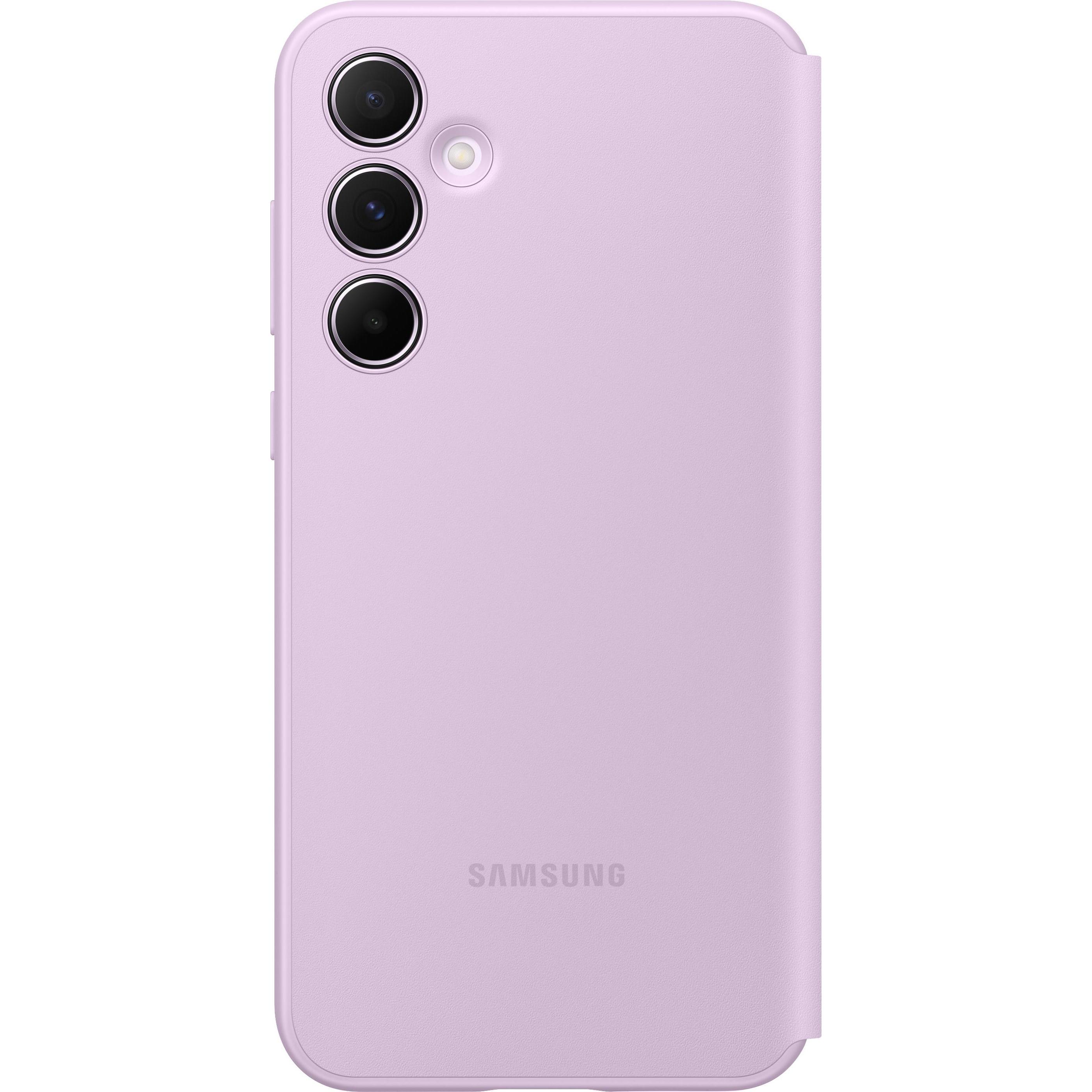 Samsung Smart View Wallet Case (Samsung Galaxy A55), Smartphone Hülle, Violett
