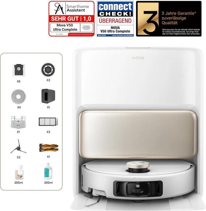 Actual product image Mova V50 Ultra Complete (Vacuum mopping robot)