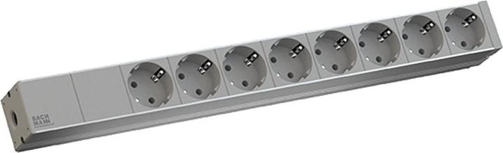 Actual product image Bachmann 19" 1U 8xCEE7/3 1xterminal (8x, CEE 7/3, 2 m)