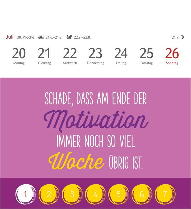 Produktbild Harenberg Der fette Vogel bricht den Ast Postkartenkalender 2026 - Wochenkalender - 53 Karten mit frechen