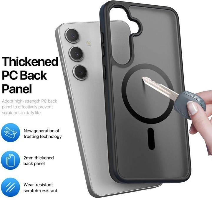 Actual product image Samsung Galaxy S25 Plus - Ducis Yind Series mit Magsafe in schwarz (Samsung Galaxy S25+)