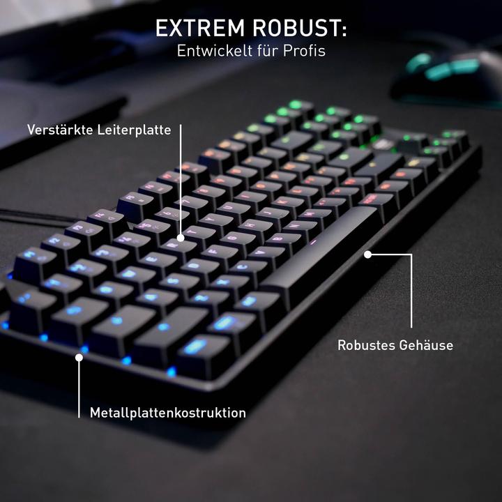 Actual product image CHERRY XTRFY K4V2 TKL keyboard (DE, Cable)