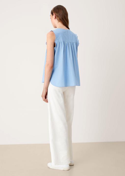 Produktbild s.Oliver Bluse Oversize Baumwollbluse mit Allovermuster (44)