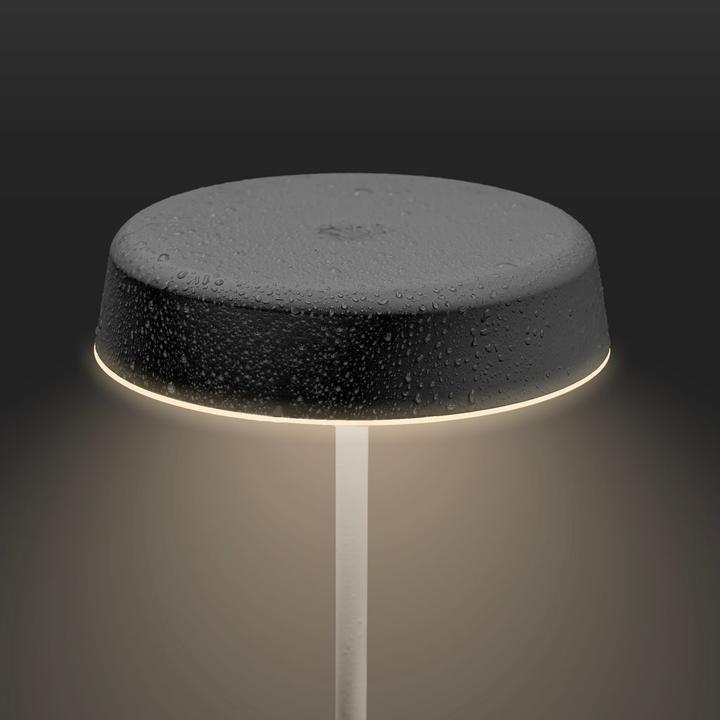 Image du produit Briloner Brilo unplugged PALA Akku Tischleuchte mit Lichtkante - Anthrazit (200 lm)