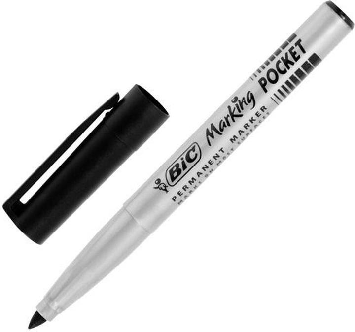 Actual product image Bic Permanent Marker ecolutions 8209022 black (Black, 1.10 mm, 12 x)