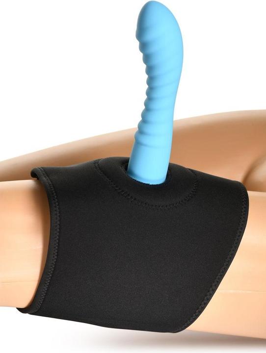 Actual product image Bedroom Bliss Thigh Strap-On Harness - Black