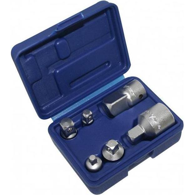 ASTAL, Chiave a bussola + esagonale, Set di chiavi a bussola, A-6HAS 1/4" (0,6 cm) - 3/8" (0,95 cm) - 1/2" (1,27 cm) - 3/4" (1,9 cm) - (3/8", 3/4", 1/