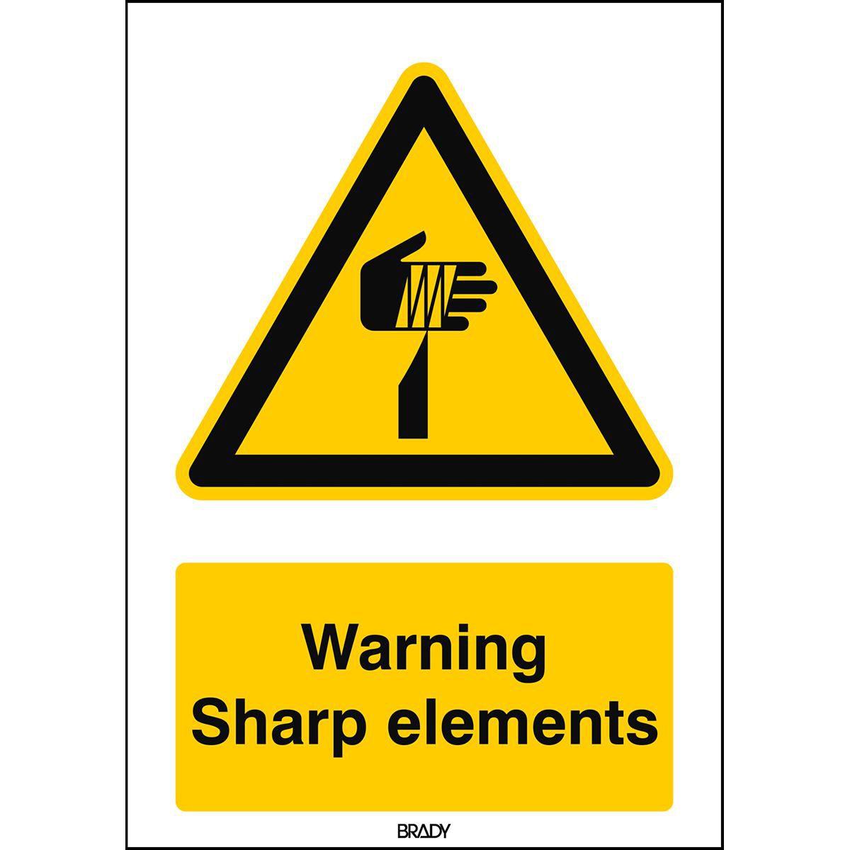 Thumbnail - Brady, Etiketten, ISO 7010 Sign - Sharp