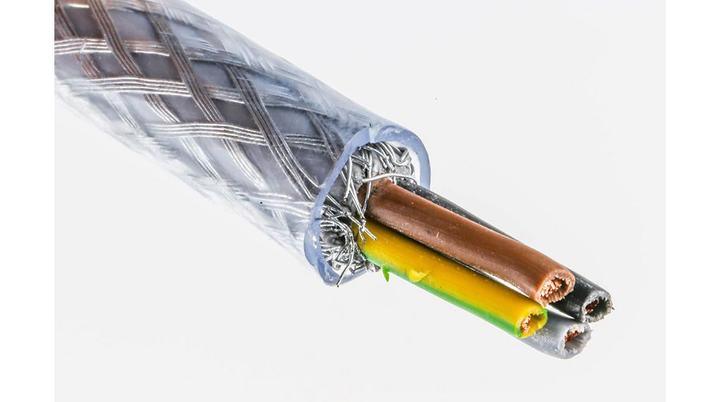 Produktbild RS PRO Steuerkabel, 4-adrig x 1,5 mm² SY Transpare (0.25 m)