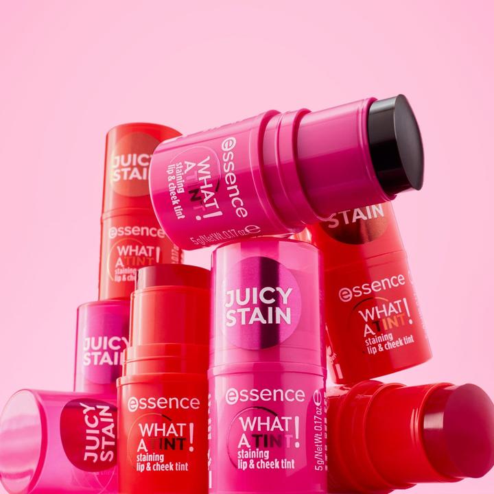 Immagine prodotto essence WHAT A TINT! tinta per labbra e guance (10 Vibrazioni di lampone)
