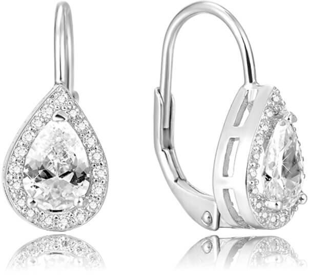 Immagine prodotto Beneto Orecchini in argento con cristallo rosa AGUC1160