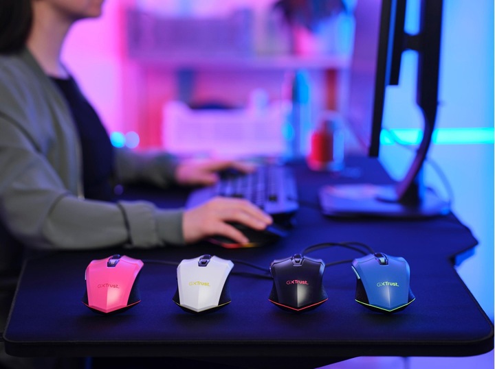 Produktbild Trust Gxt109p Felox Gaming Mouse Pink (Kabelgebunden)