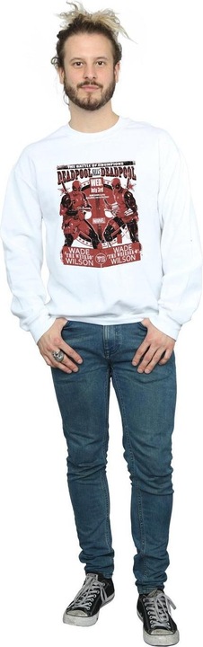 Actual product image Mens Deadpool Vs Deadpool Sweatshirt (XXL)