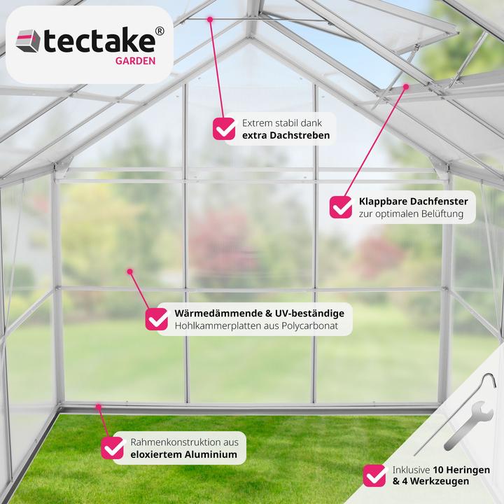 Produktbild tectake Gewächshaus