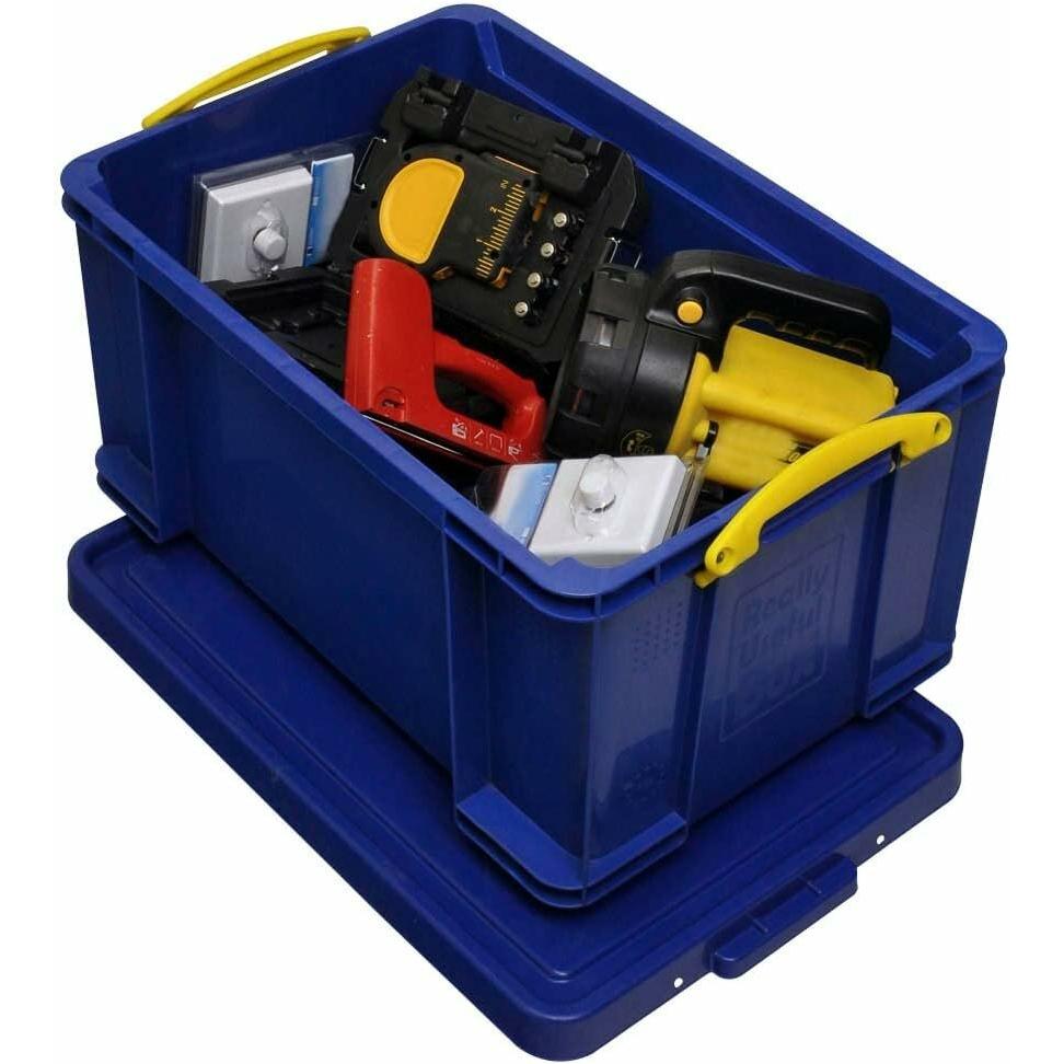 Really Useful Box, Box portaoggetti, Scatola portaoggetti davvero utile 48,0 l blu 60,0 x 40,0 31,5 cm (48 l)