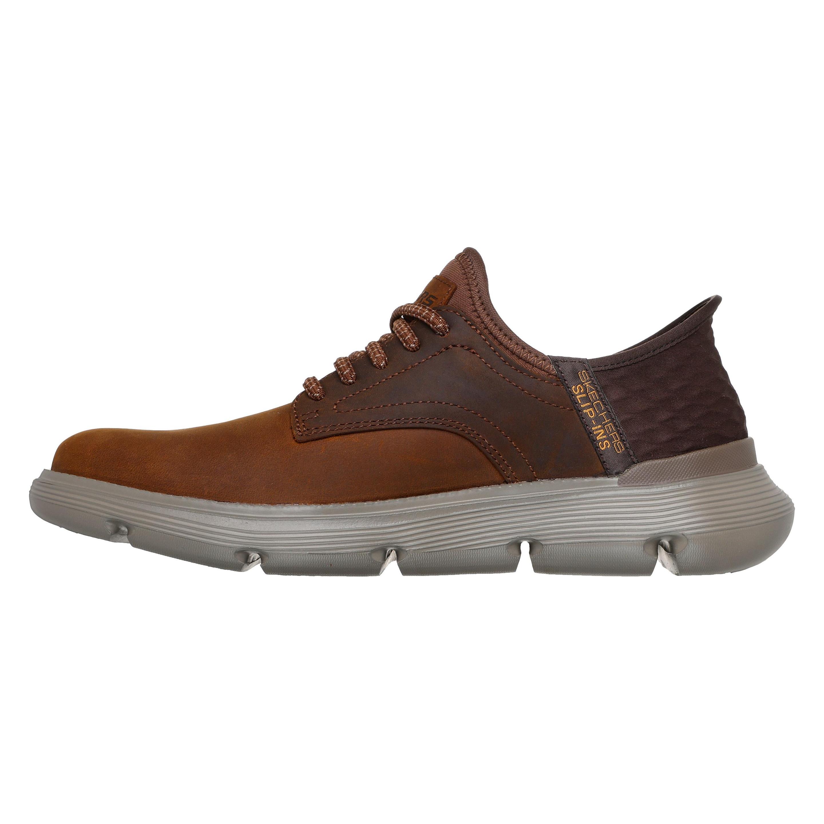 Skechers, Herren, Sneakers, Garza - Gervin - Heren Instappers - Bruin, Braun, (40)