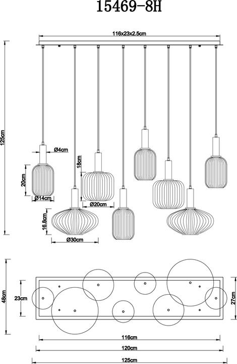 Actual product image Globo Normy (E27)