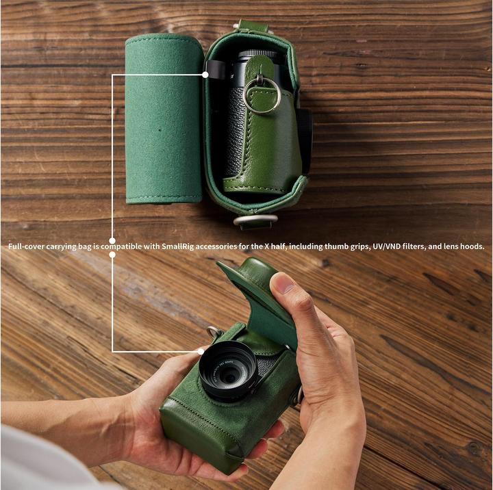 Produktbild SmallRig Leather Case Kit für X half Grün