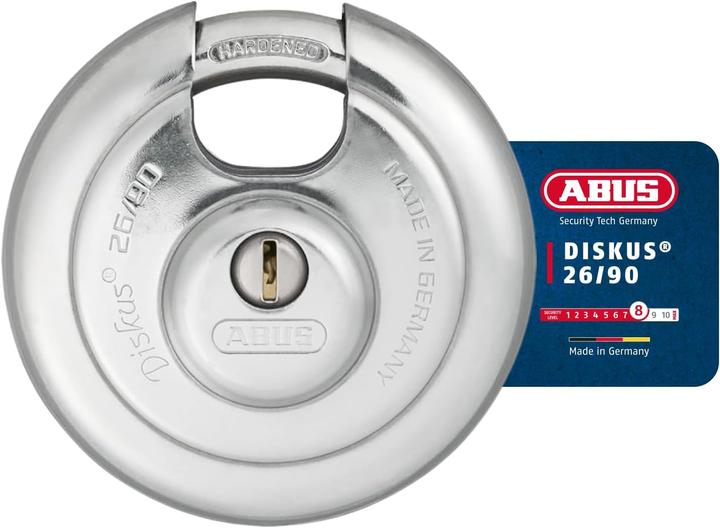 Actual product image Abus Diskus Vorhängeschloss 26/90