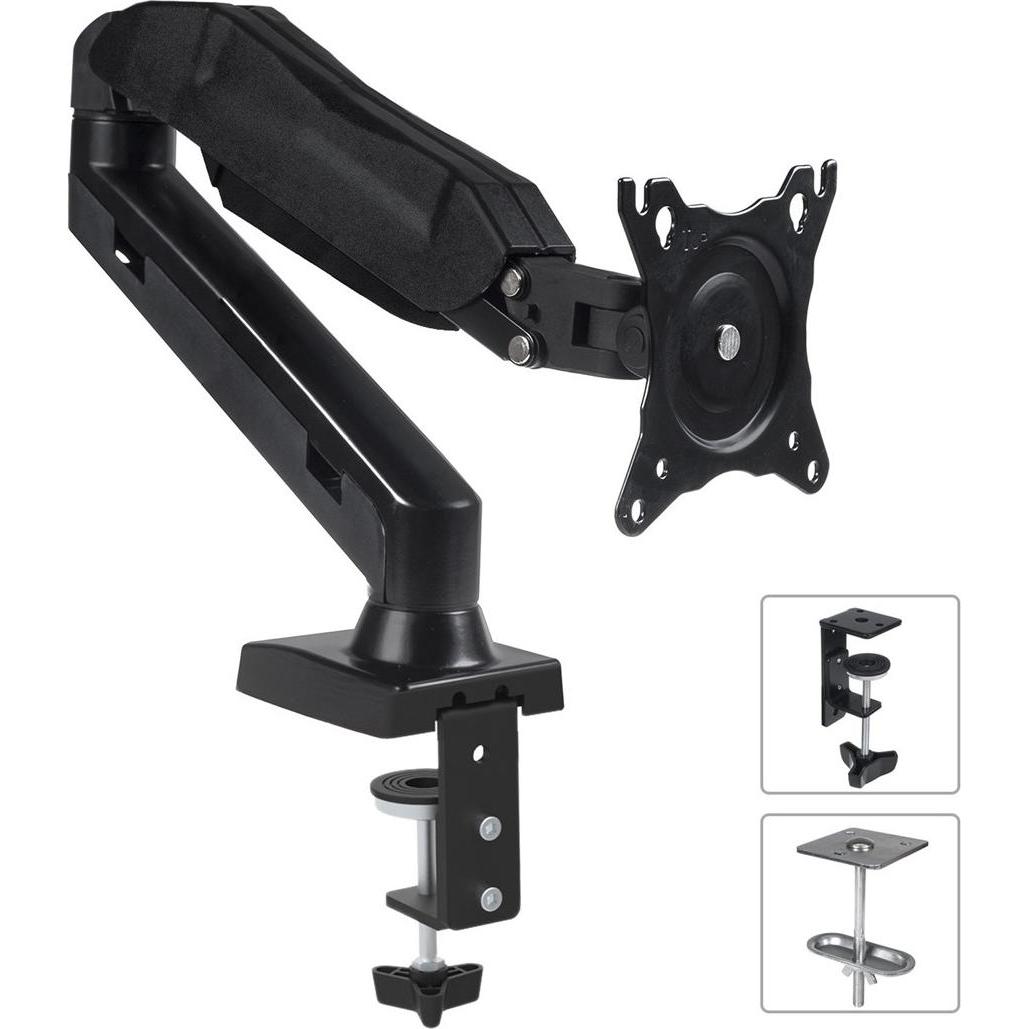 Maclean MC-860 (Tisch, 27"), Monitor Halterung, Schwarz