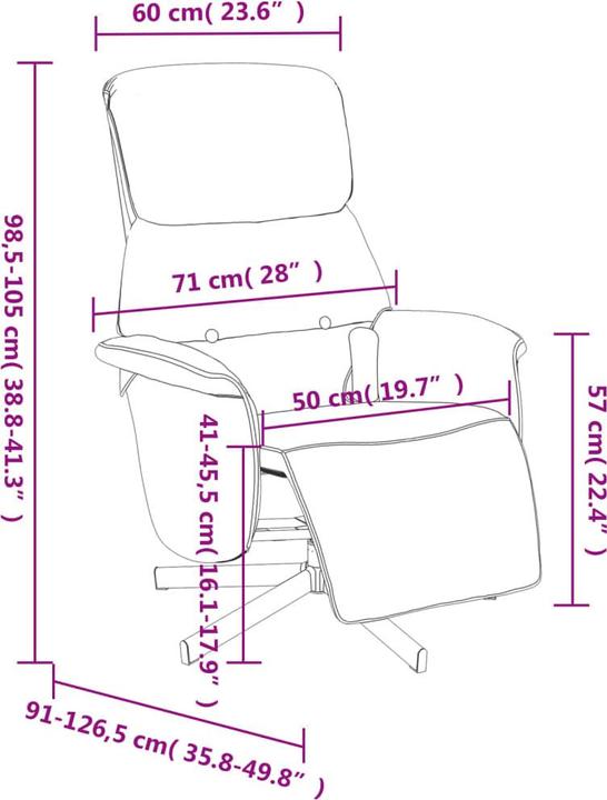 Actual product image VidaXL Kay Parris magnolia