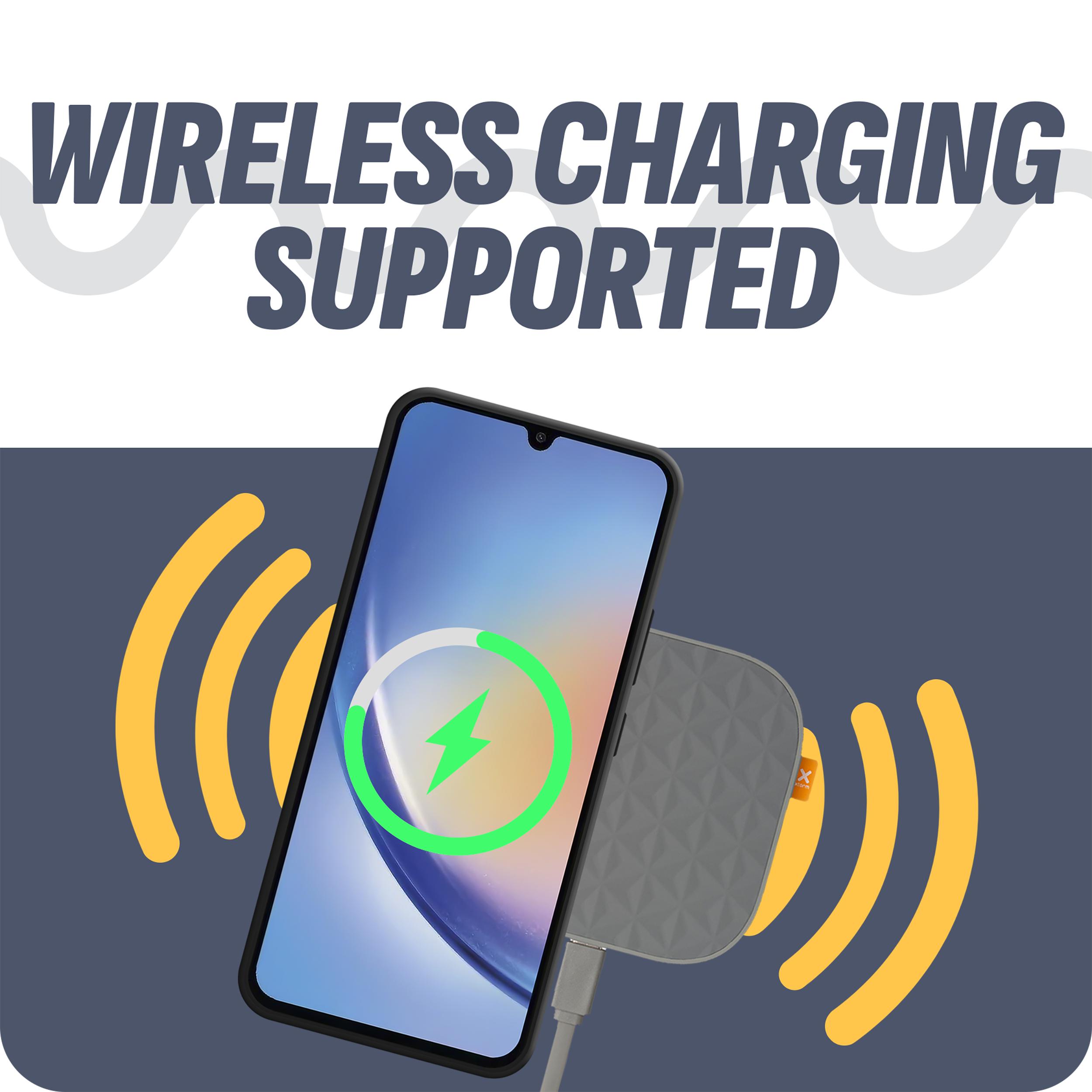 Thumbnail - Cazy Silikon Hülle Kompatibel mit Samsung Galaxy A34 - Soft TPU Schutz - (Samsung Galaxy A34 5G), Smartphone Hülle, Schw...